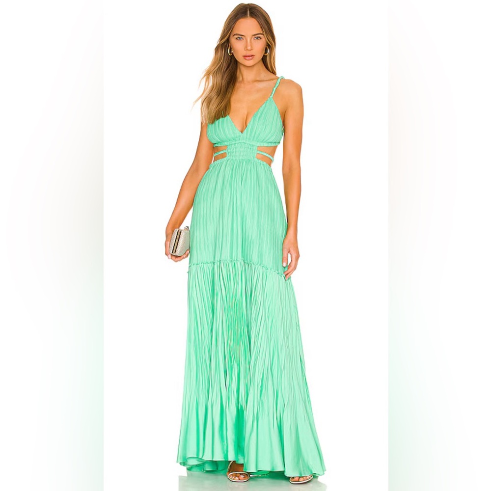 Jonathan Simkhai Liz Cutout Dress Green